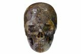 1.5" Polished Amethyst Breccia Crytstal Skulls - Photo 4